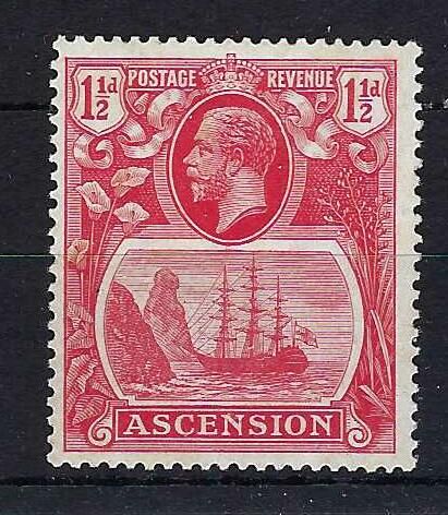 Image of Ascension SG 12a UMM British Commonwealth Stamp